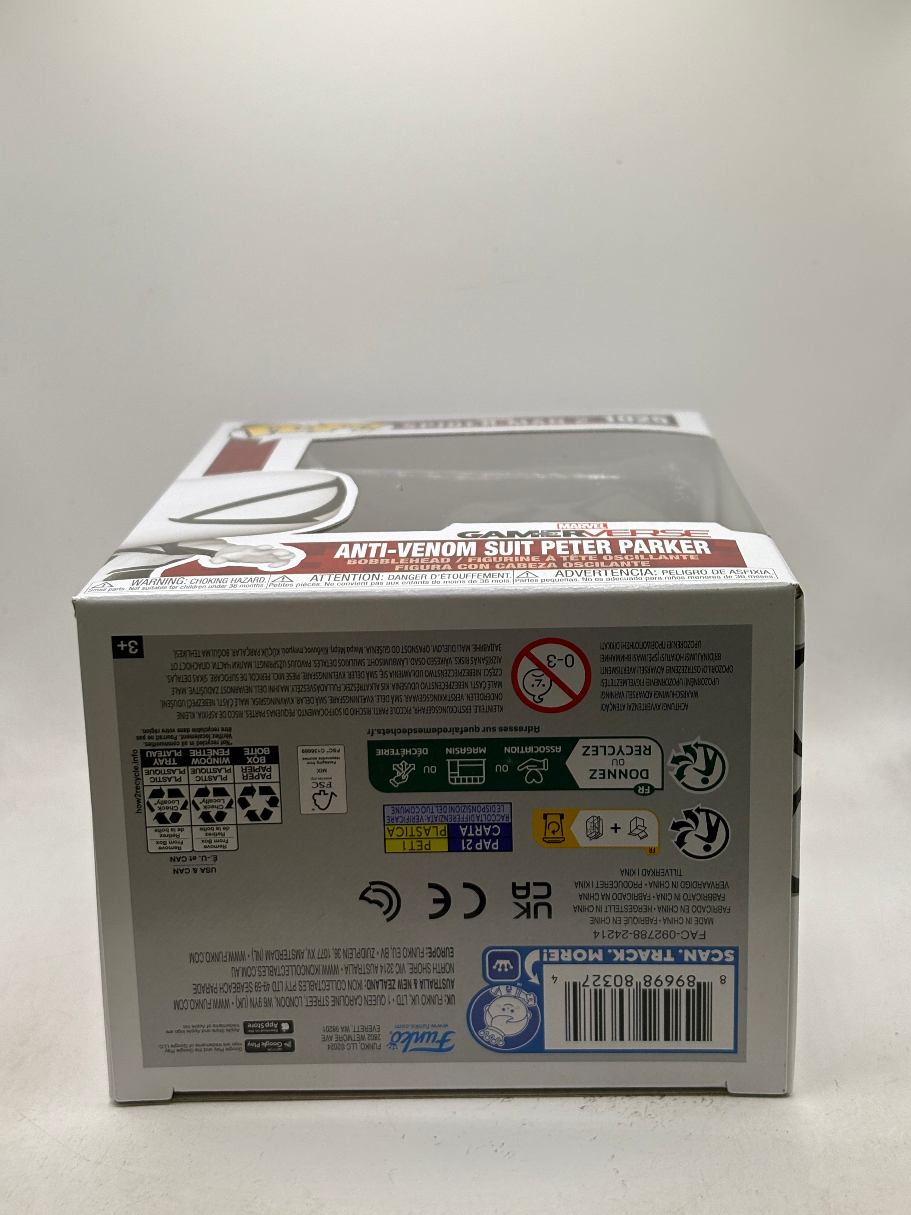 Funko POP! Marvel Spider-Man 2 #1025 Anti-Venom Suit Peter Parker Bobble Head